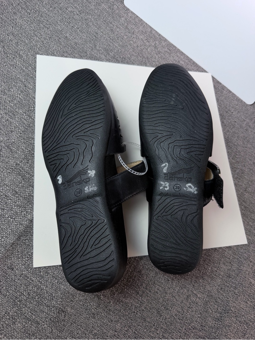 Dansko Black Woven Mule Slides with Buckle - Picture 9 of 10